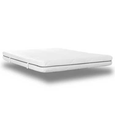 Matelas viscoélastique 7 zones Sleezzz Smart 180 x 200 cm, hauteur 18 cm, degré de fermeté H3 avec mousse à mémoire de forme Air + 2 x oreillers Sleezzz® Smart réglables en hauteur