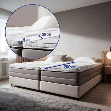 CloudComfort Cale-Matelas 25 x 200 cm