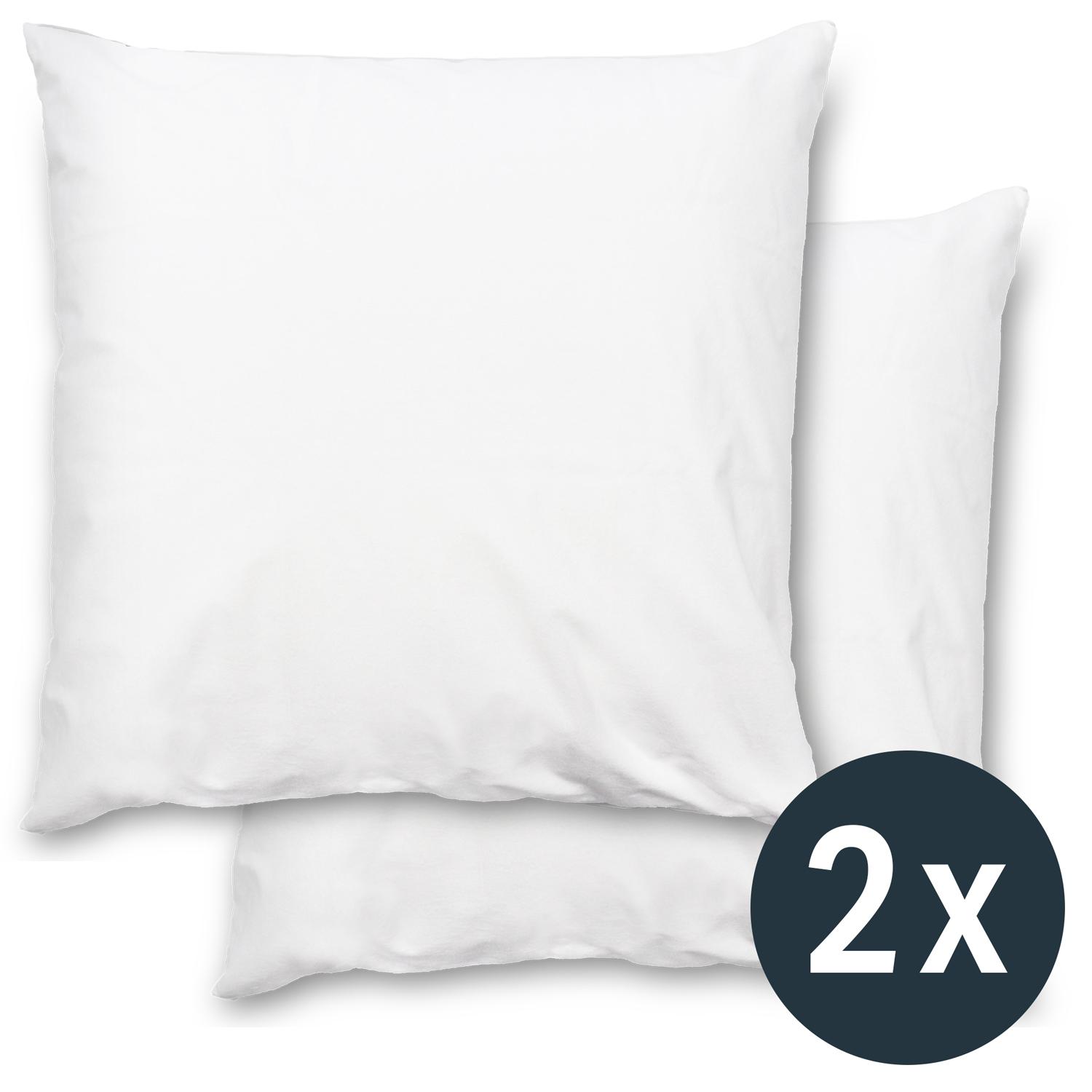 Lot de deux taies d'oreiller en molleton imperméable Sleezzz® Vital 80 x 80 cm