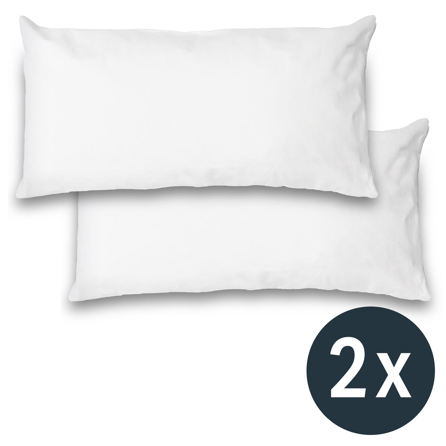 Lot de deux taies d'oreiller en molleton imperméable Sleezzz® Vital 40 x 80 cm