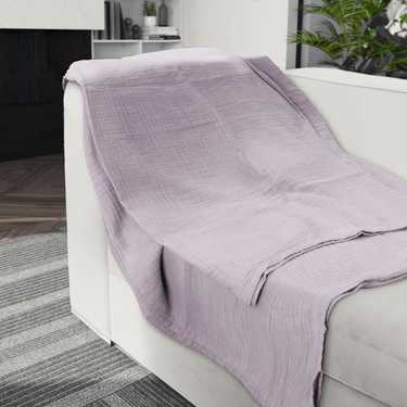 Sleezzz® Couverture mousseline lila 150 x 200 cm