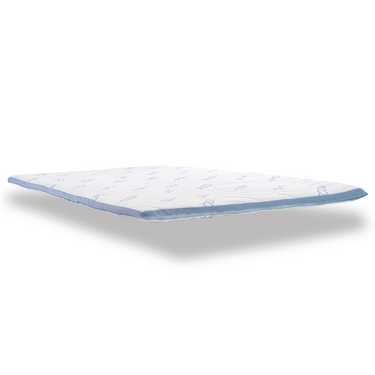 Surmatelas en mousse froide CloudComfort Cool 180 x 200 cm H2/H3, hauteur 7 cm, degré de fermeté H2/H3, surmatelas 7 zones avec face été et hiver