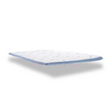 Surmatelas en mousse froide CloudComfort Cool 120 x 200 cm H2/H3, hauteur 7 cm, degré de fermeté H2/H3, surmatelas 7 zones avec face été et hiver