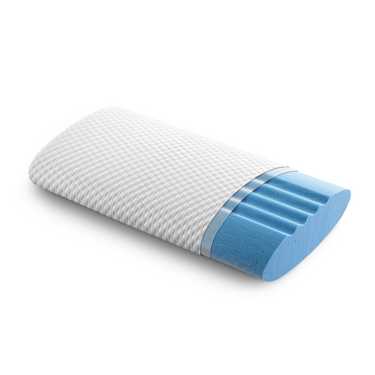 Oreiller de soutien cervical Sleezzz Cool Viskoelastik 35 x 75 cm avec mousse à mémoire de forme spéciale, moins sensible à la température que la mousse viscoélastique ordinaire