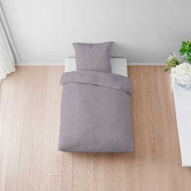 Sleezzz® Mousseline Parure de lit lilas 135 x 200 cm + 80 x 80 cm