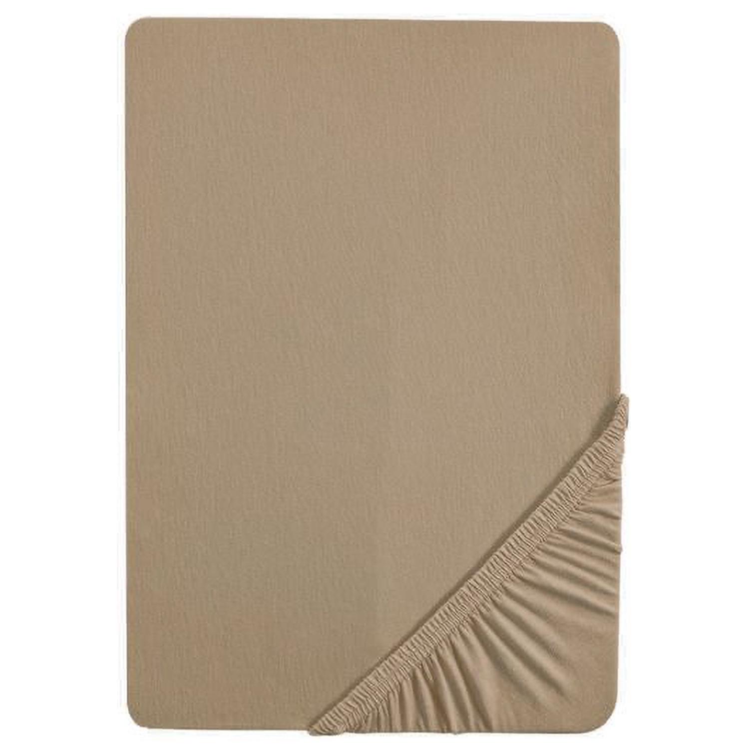 Castell Drap-housse taupe 90 x 190 - 100 x 200 cm